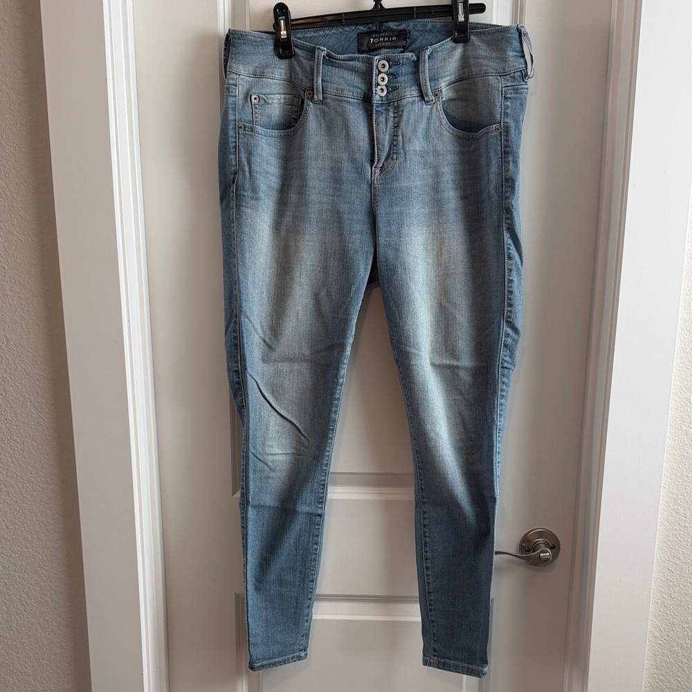 Torrid Light Blue Skinny Jeans